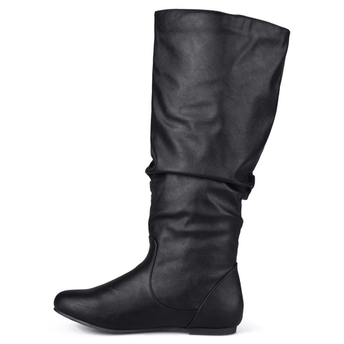 Jayne Extra Wide Calf Booties | Women's Slouchy Boots | Journee Collection