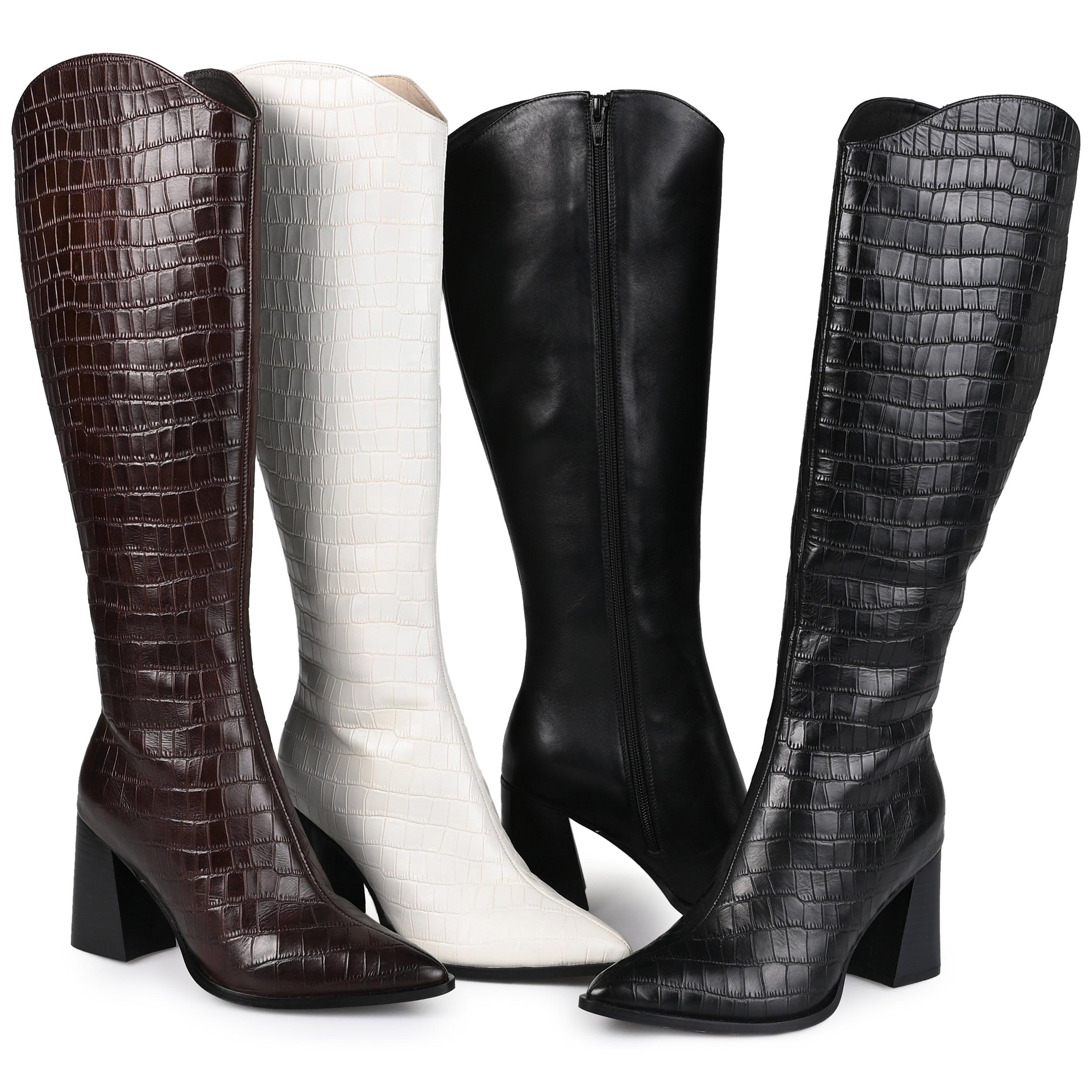 Wide calf boots for plus size legs from Wide Calf Boots Store - Love Leah