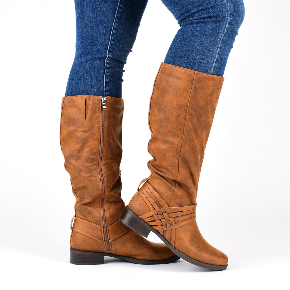 MEG RIDING BOOTS IN WIDE CALF