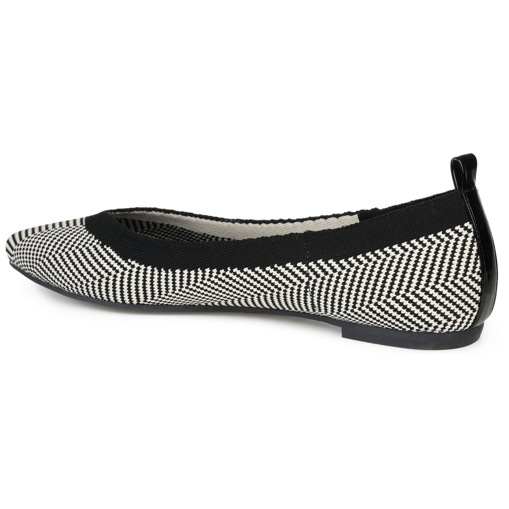 KARISE KNIT FABRIC FLAT IN WIDE