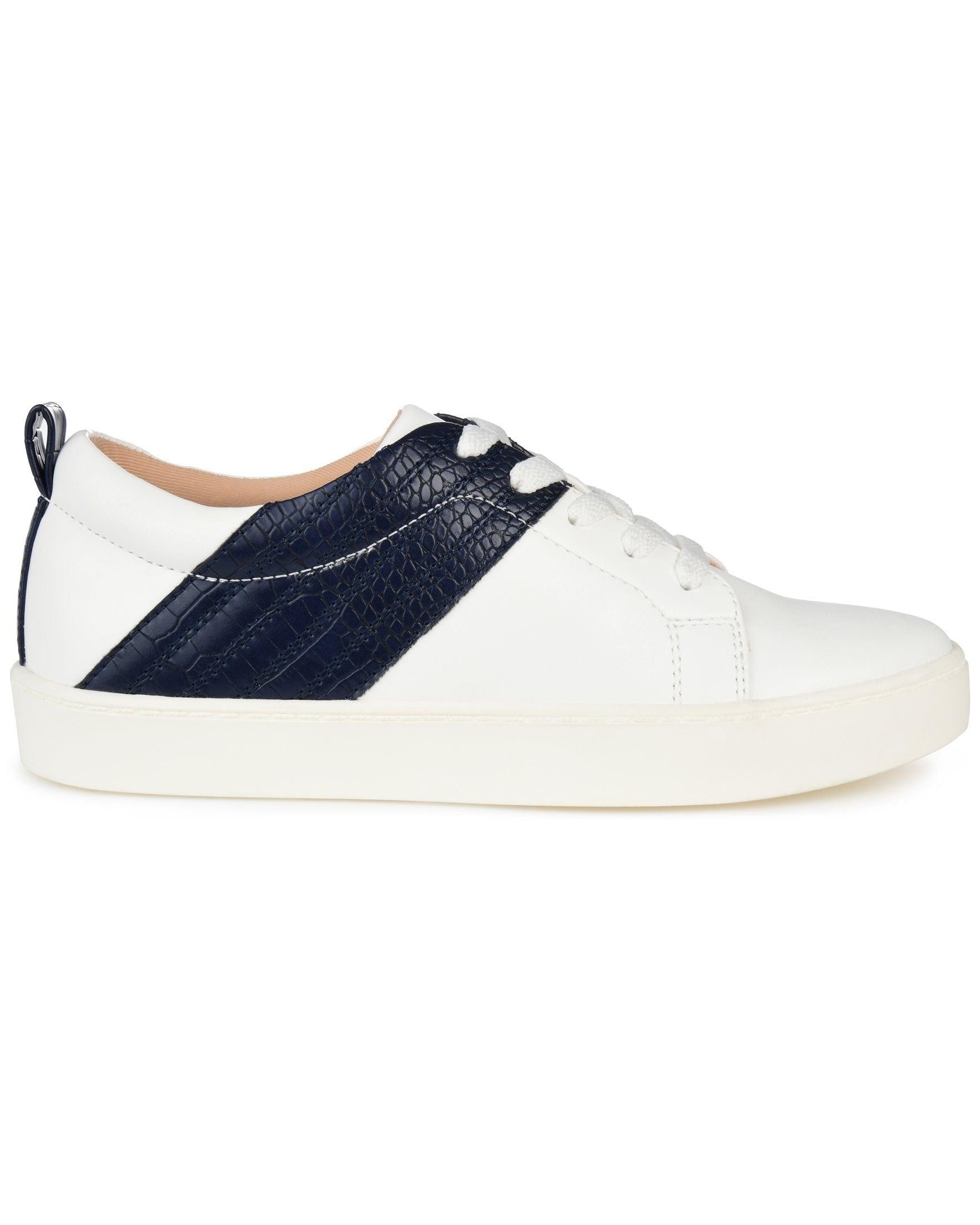 Buy LOUIS PHILIPPE White Mens Lace Up Sneakers