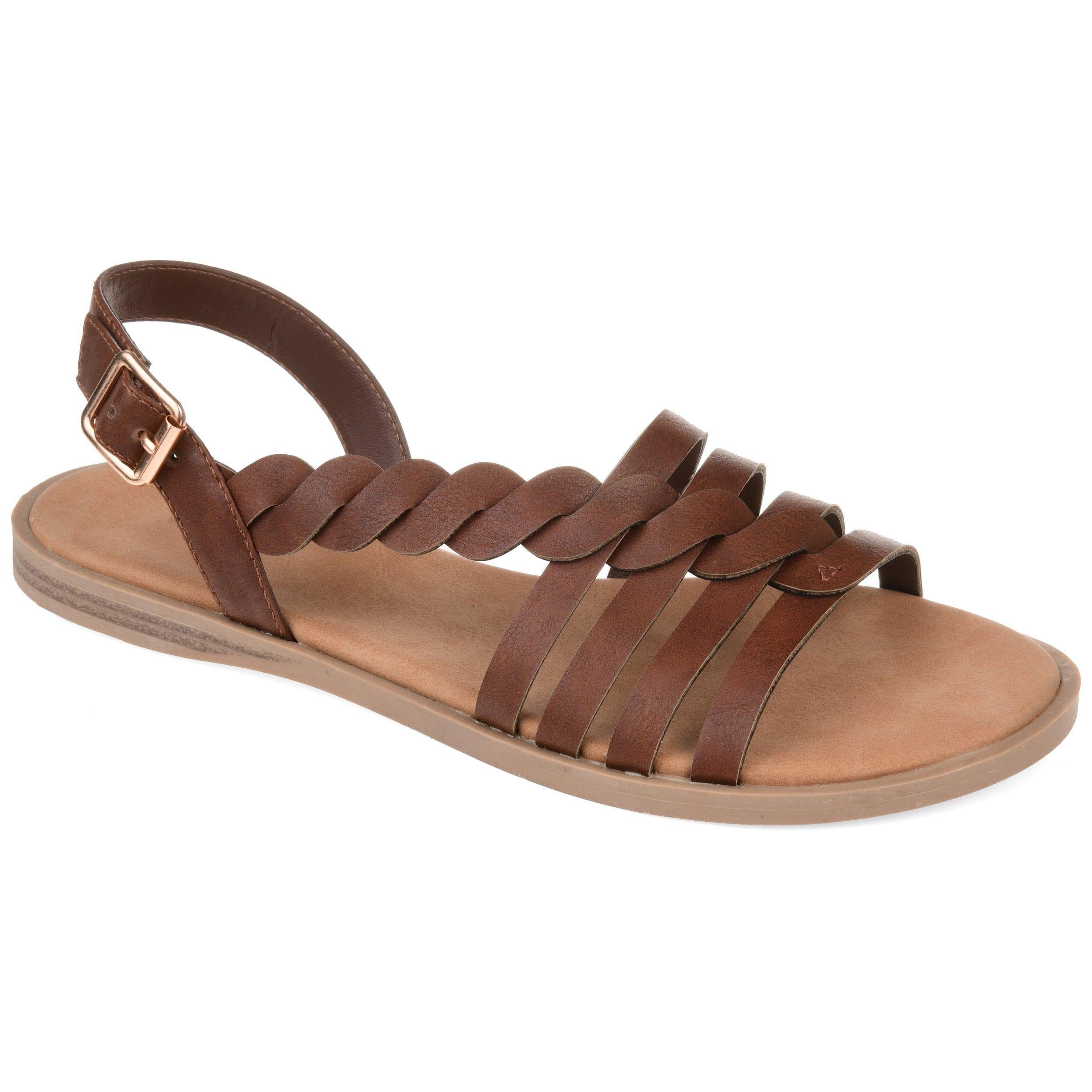 Voda - Leather Flat Sandals for Women – RolisaStyle