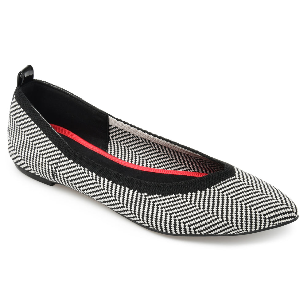 KARISE KNIT FABRIC FLAT IN WIDE