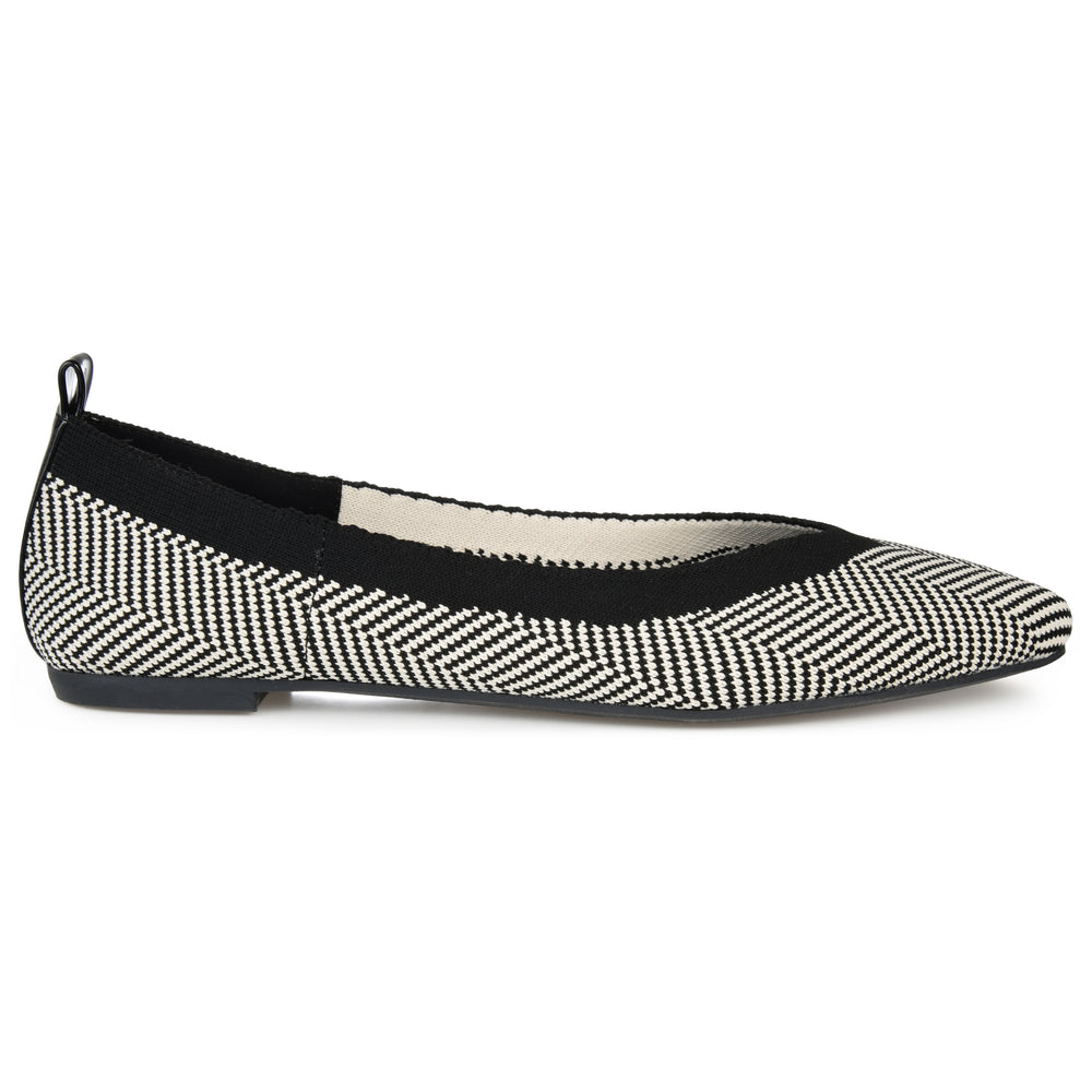 KARISE KNIT FABRIC FLAT IN WIDE