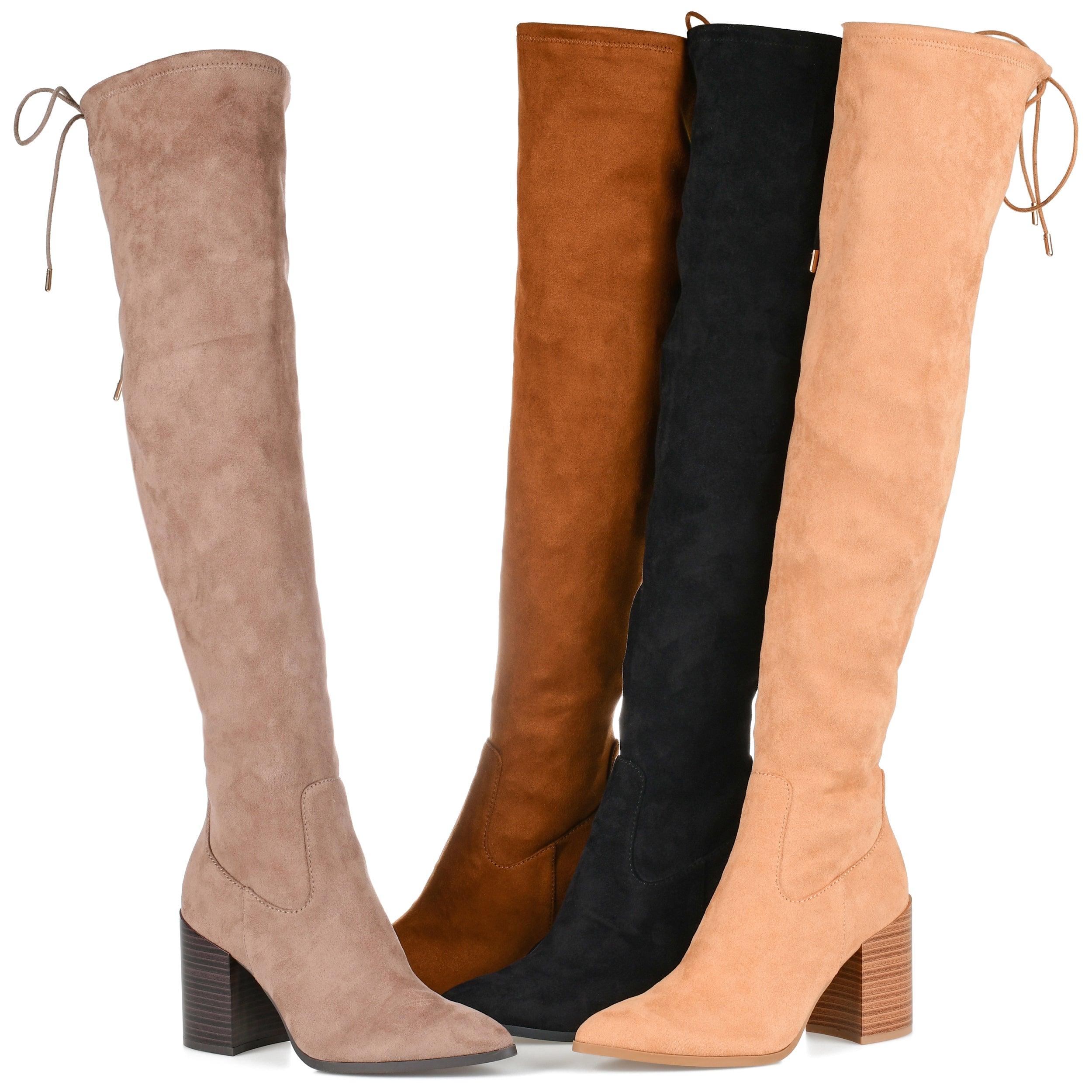 Journee Collection Aryia Extra Wide Calf Over-the-Knee Boot - Free