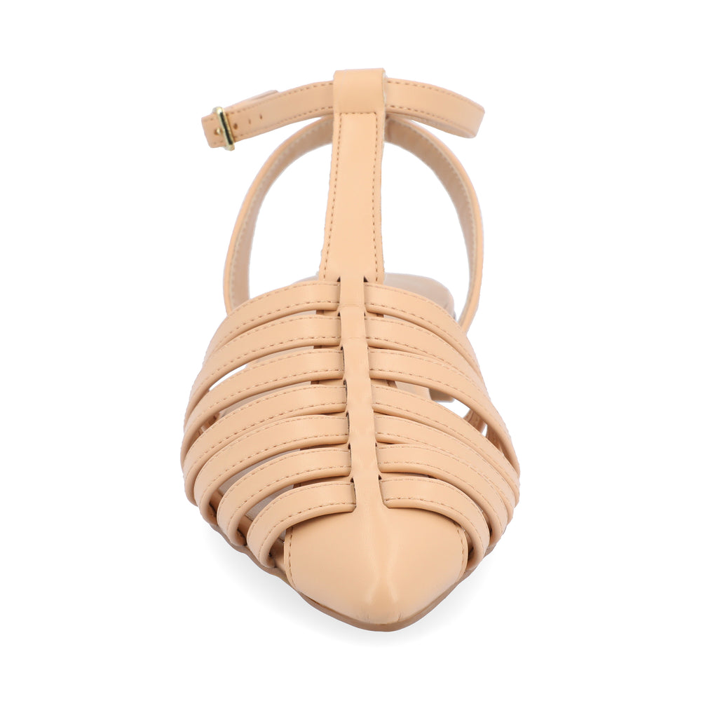 ALIVIA FISHERMAN SANDALS IN FAUX LEATHER